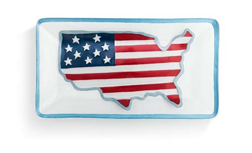 American Flag Platter