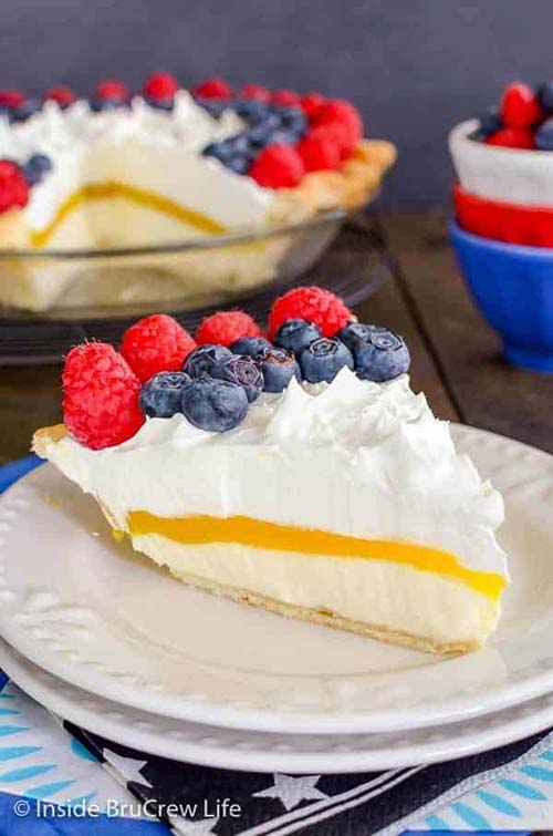 Lemon Cream Berry Pie