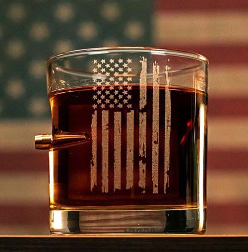 Patriotic Gifts - Patriotic Whiskey Glasses