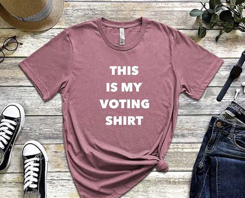 Patriotic Gifts - My Voting Shirt