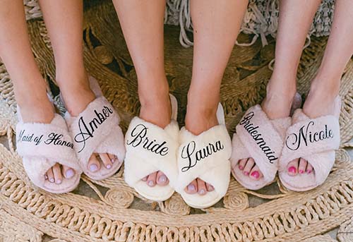 Bridesmaid Gifts - Bridesmaid Slippers