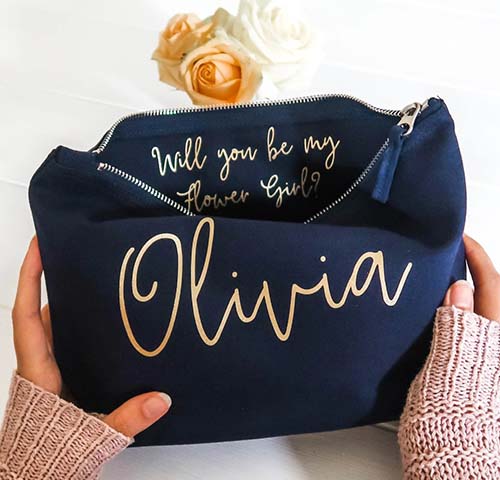 Bridesmaid Gifts - Cosmetic bags