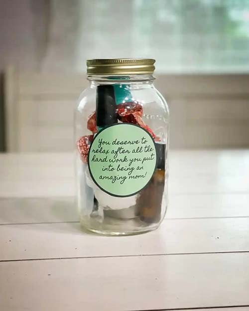 DIY Spa in a Jar Gift