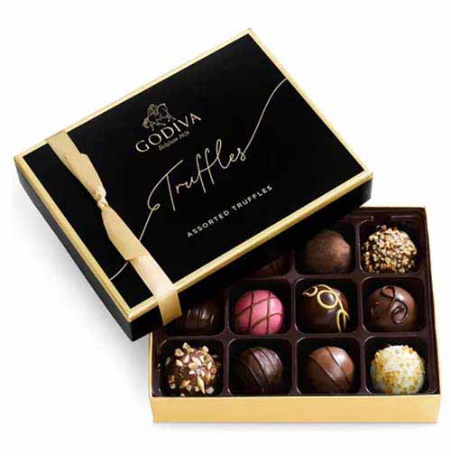 Bridesmaid Gifts - Godiva Chocolate Truffle Box