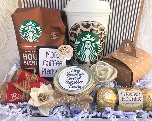 Bridesmaid Gifts - Starbucks coffee box