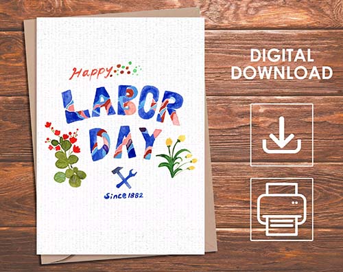 Labor Day Card