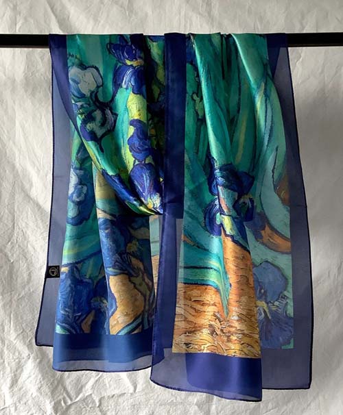 irises blanket scarf