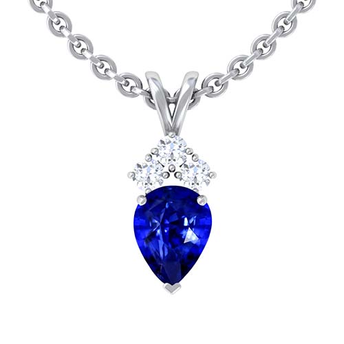 45th Anniversary Gifts: sapphire necklace