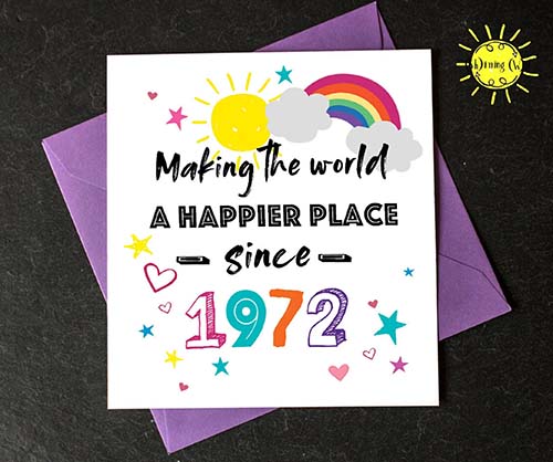 50th Birthday Wishes - Making the World a Happier Place