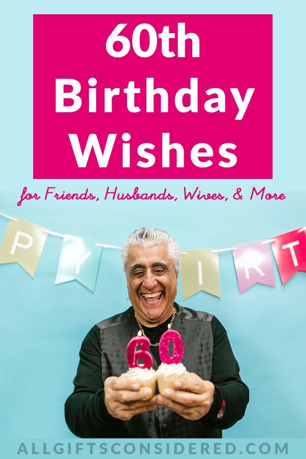 60th Birthday Wishes - Pin It