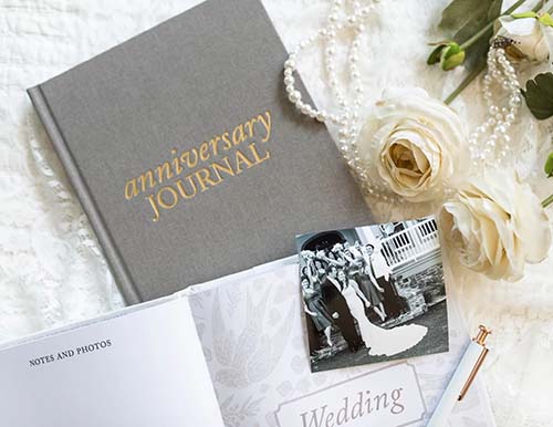 Bridal Shower Gifts - anniversary journal