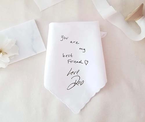 Handwritten Note Handkerchief