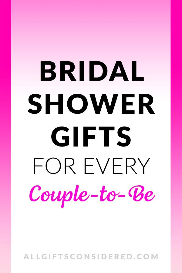 Bridal Shower Gifts - Pin It Image