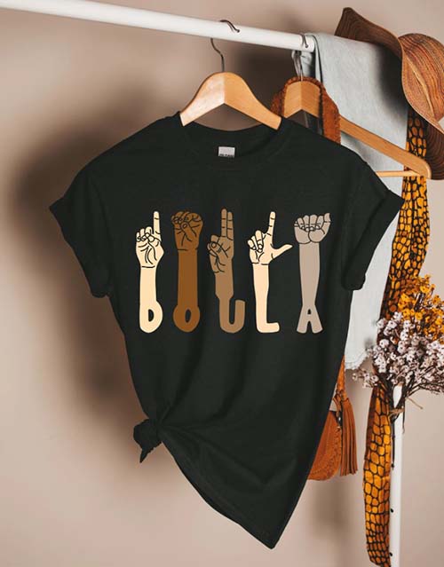 midwife gifts - sign language shirt