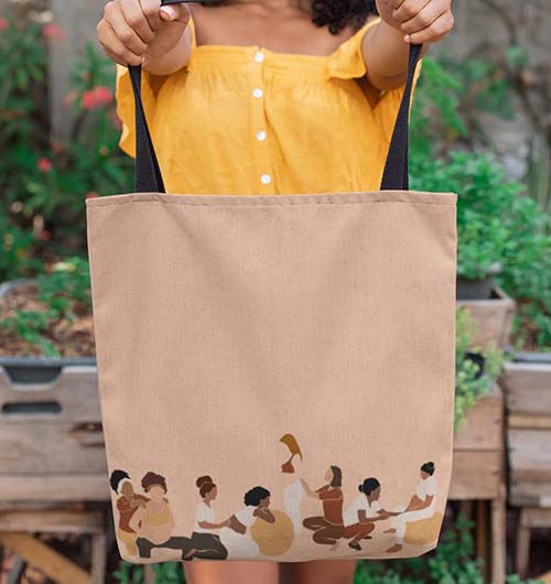 midwife gifts - tote bag