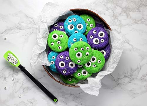 Halloween Date Ideas - Monster Cookies