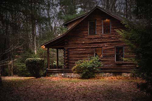 Halloween Date Ideas - Rent a Cabin