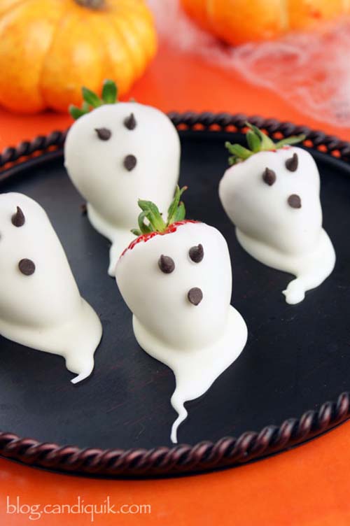 Halloween Date Ideas - Strawberry Ghosts Recipe