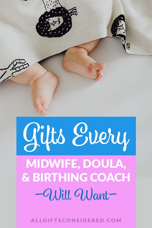 gifts for midwives - pin it image