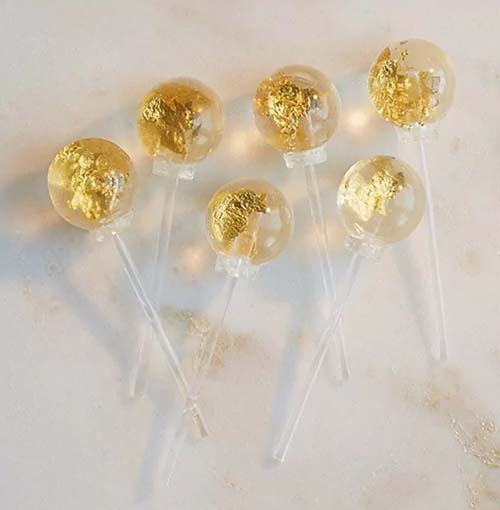 50th anniversary gifts - edible gold lollipops