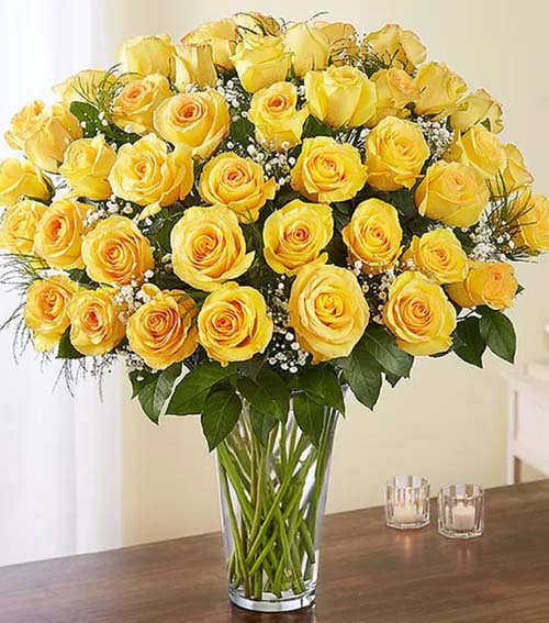 Yellow rose bouquet