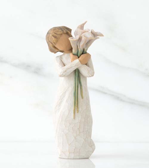 55th Anniversary Gifts - Calla Lily Figurine