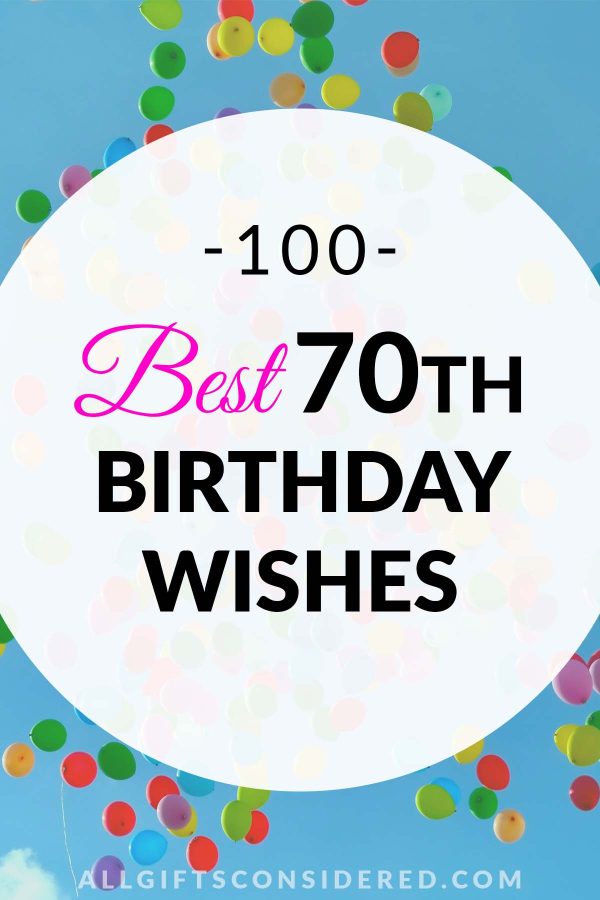 70th Birthday Wishes - Feat Image