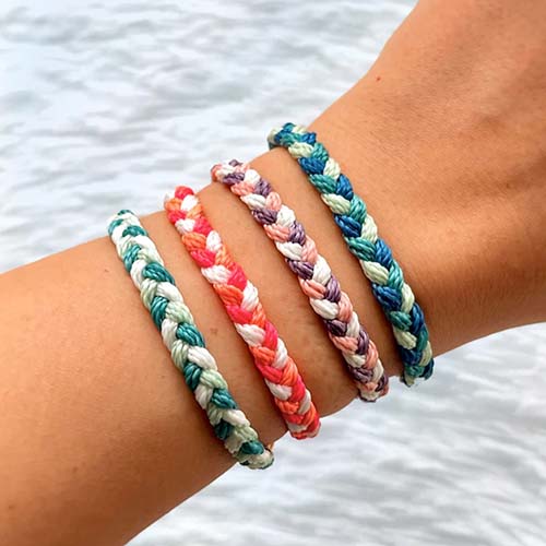 braided bracelets