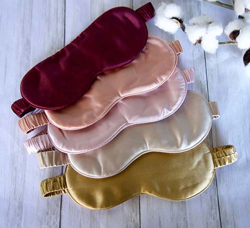 bridal shower game prizes - mulberry silk sleeping masks