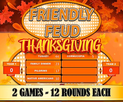 how to celebrate thanksgiving - Friendly Feud