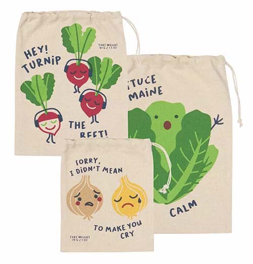 eco-friendly gifts - plastic free produce bags