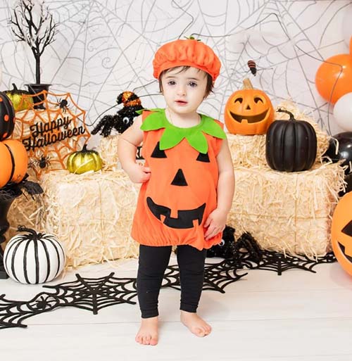 Halloween party ideas - halloween party ideas - baby pumpkin costume
