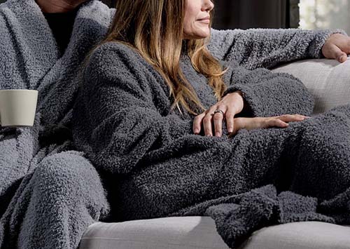 get well gifts: plush comforting robe