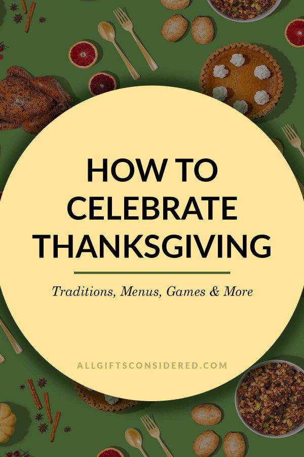 how to celebrate thanksgiving - Pin It Image
