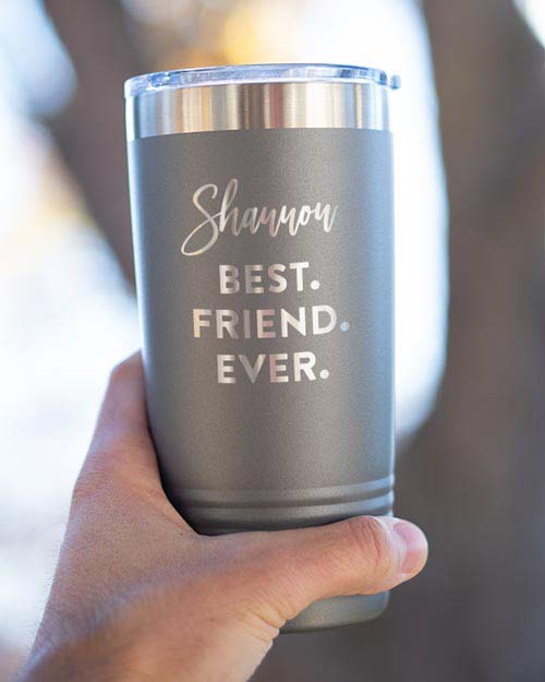 personalized Just because tumbler