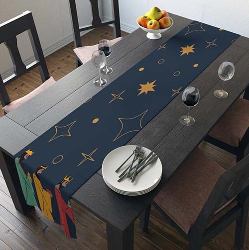 king's day feast table runner