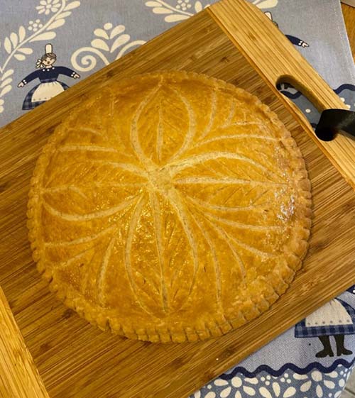 Traditional Galette Des Rois French King Cake