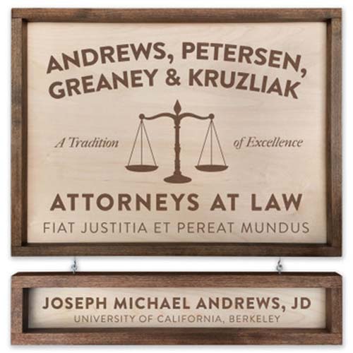 attorney at law sign