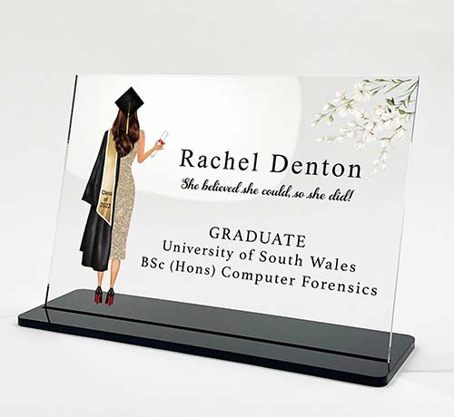 custom graduation plaque