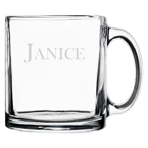 engraved mug