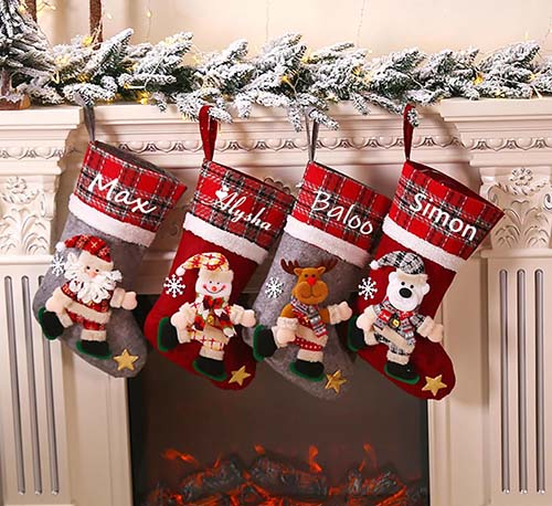 Jingle Bell Elf Pants Personalized Stocking