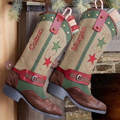 cowboy boots stockings