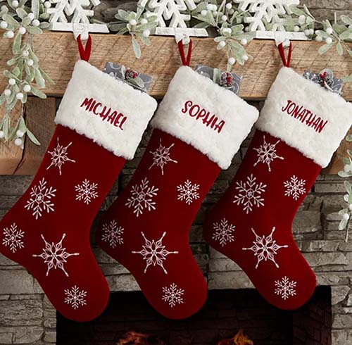 winter wonderland Christmas stockings