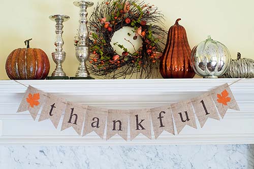Thanksgiving Gifts - thankful banner