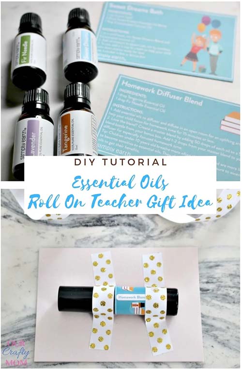 thanksgiving gifts for teachers - Easy DIY Essential Oil
