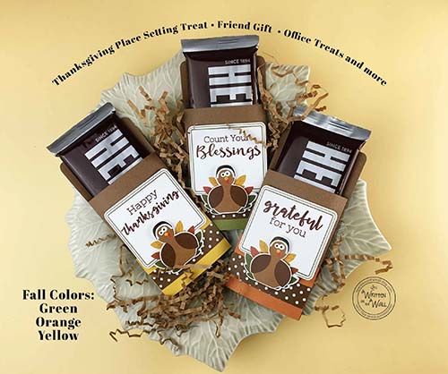 thanksgiving gifts for teachers - candy bar wrap