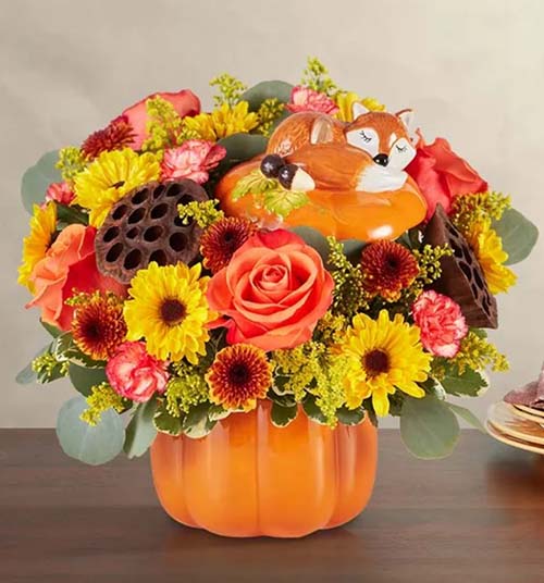 thanksgiving gifts for teachers - Fall Flowers