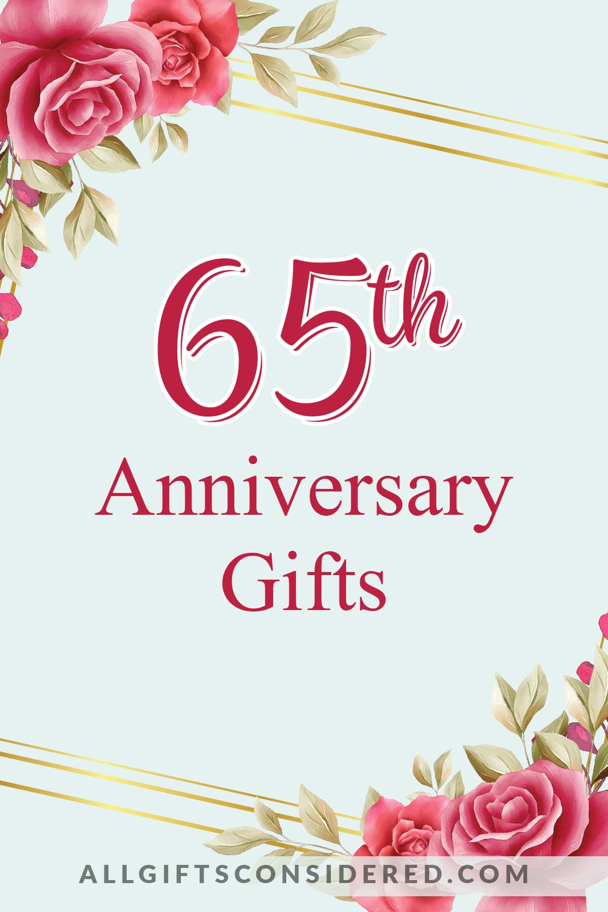 65th anniversary gifts - feature image