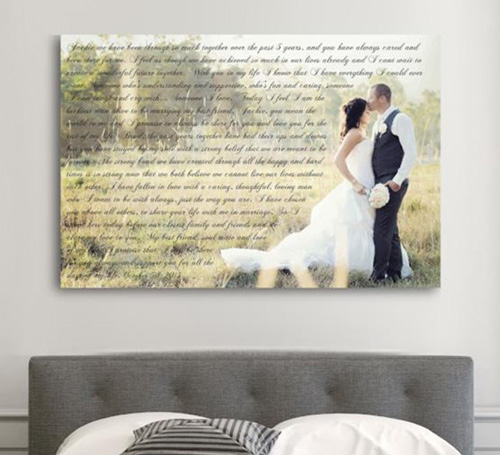 personalized wooden art canvas