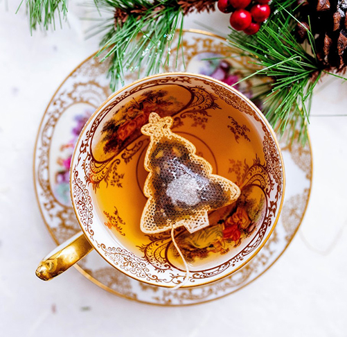 Christmas Tree Shaped Tea Bags